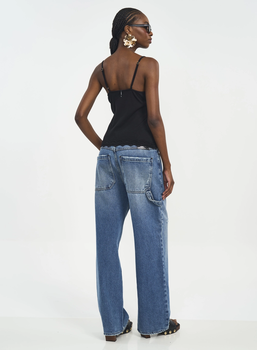 Regata Feminina Slim Relax Canelada Pack 2 Peças PRETO