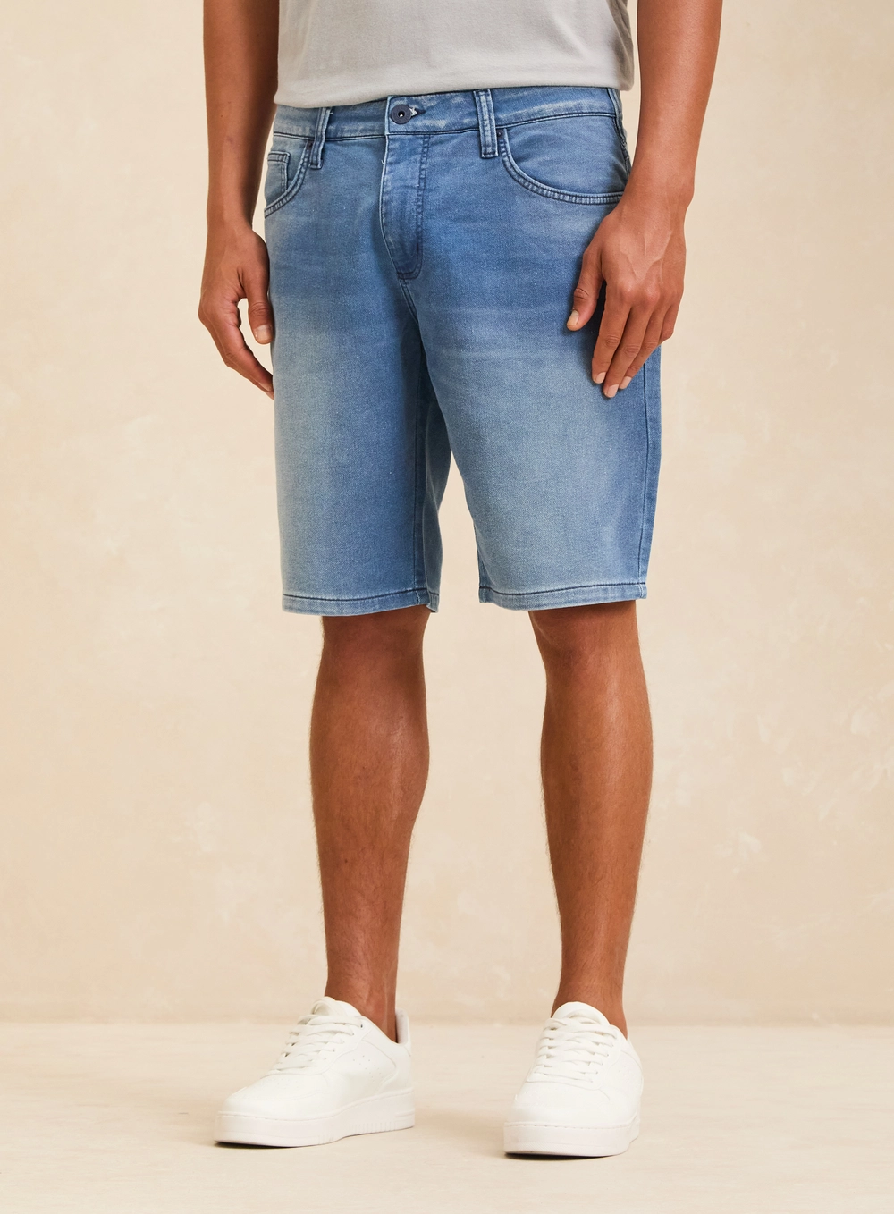 Bermuda Jeans Masculina - Paul Slim Índigo 3