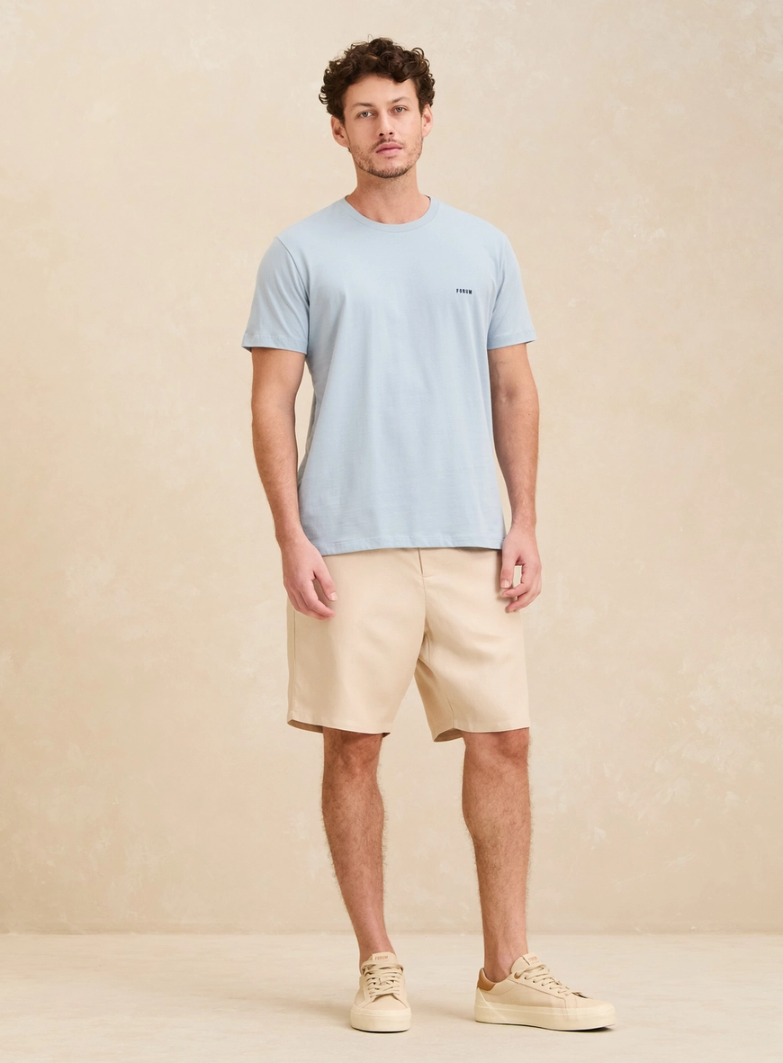 Bermuda Alfaiataria Masculina - Bolt Bege 1