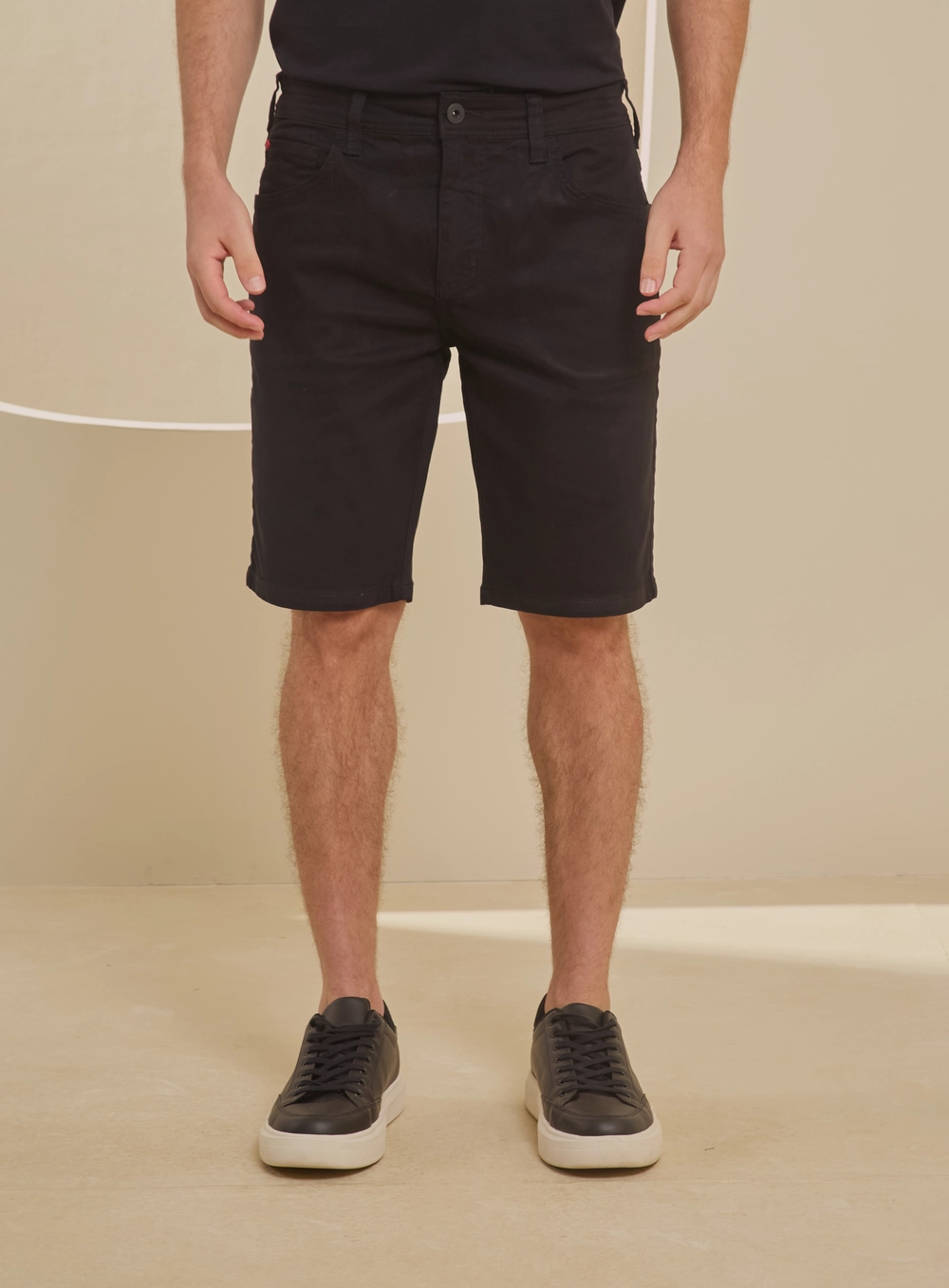 Bermuda Sarja Masculina - Paul Slim Preto 3