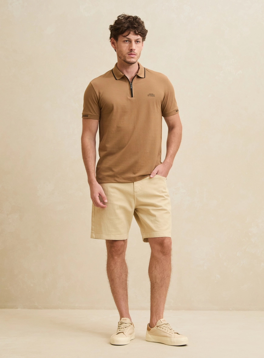Bermuda Sarja Masculina - Dom Bege 1