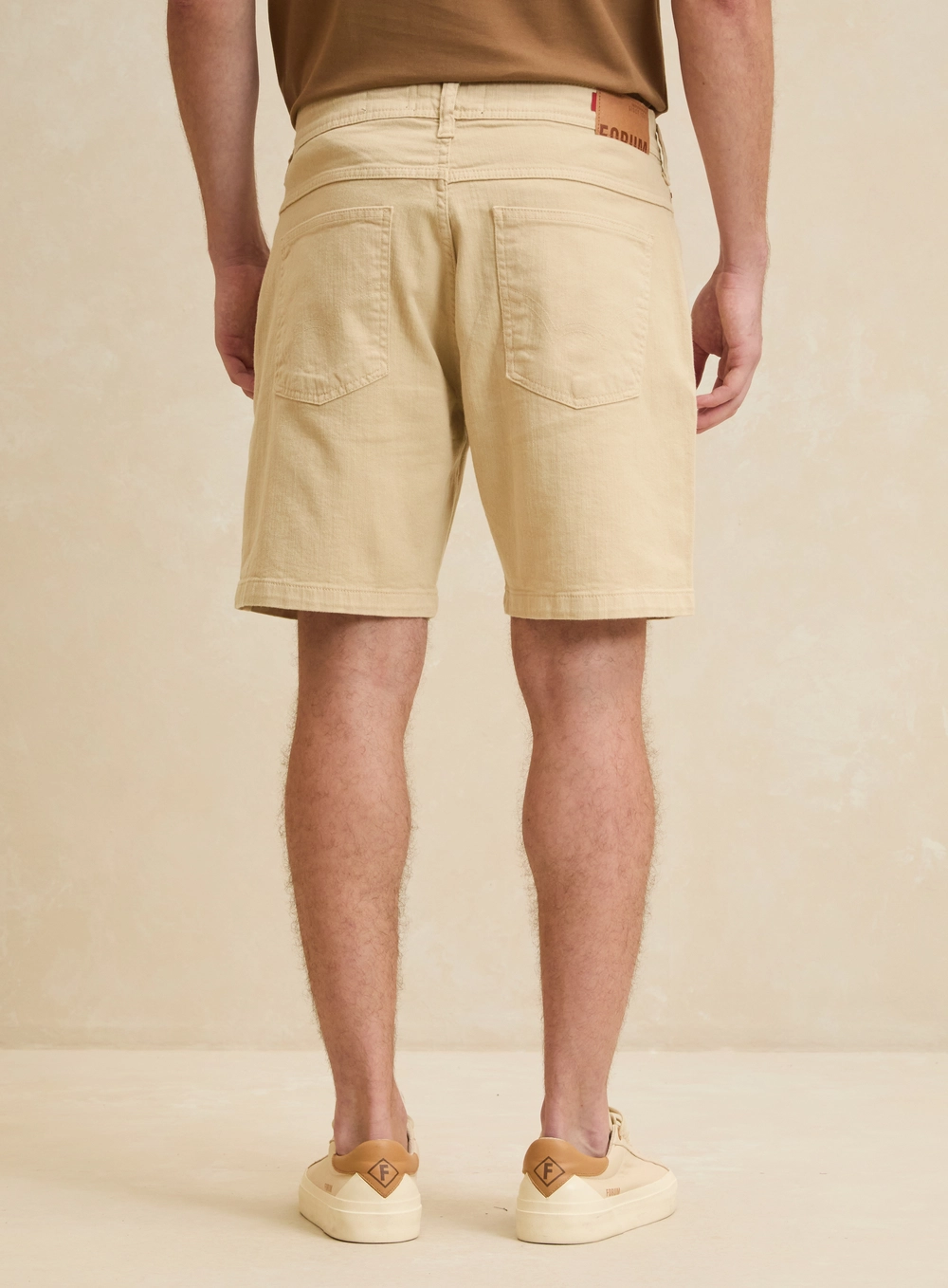 Bermuda Sarja Masculina - Dom Bege 2