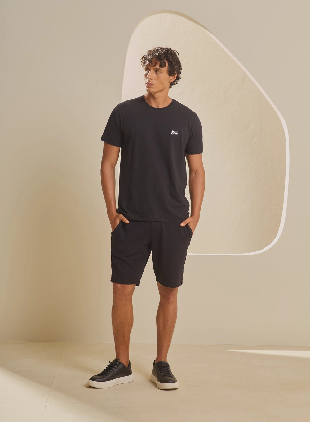 Bermuda Alfaiataria Masculina - Benjamin Preto 1