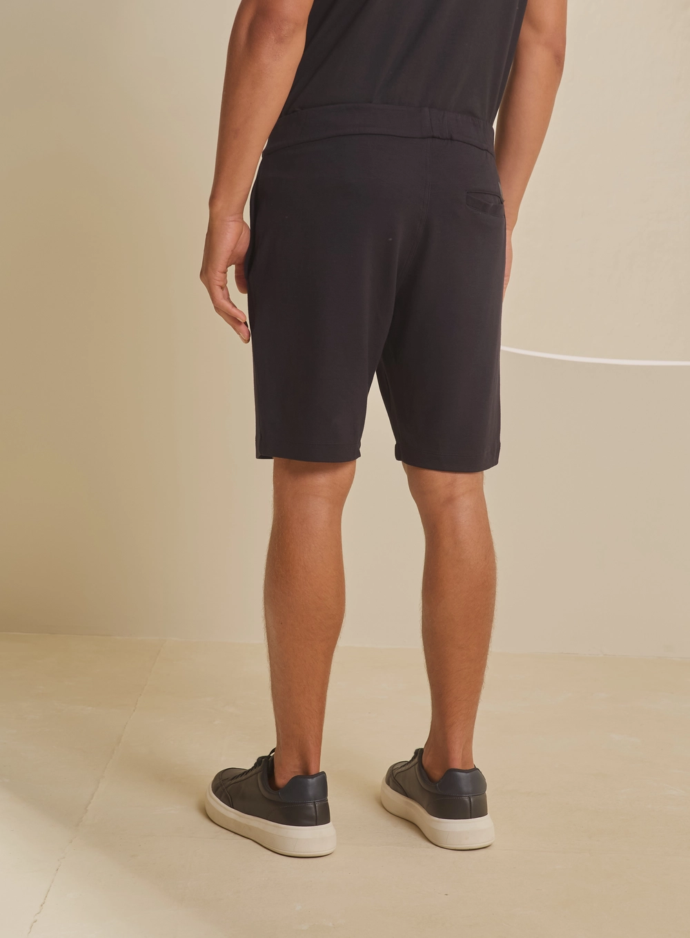 Bermuda Alfaiataria Masculina - Benjamin Preto 2