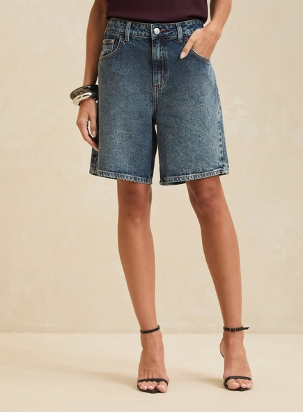 Bermuda Jeans Feminina - Raquel