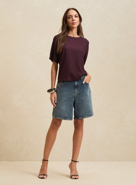 Bermuda Jeans Feminina - Raquel