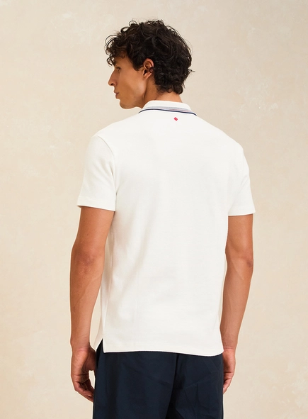Polo Masculina Muscle Em Malha Texturizada