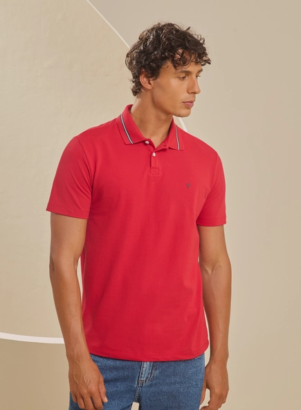 Polo Muscle Masculina Com Frisos