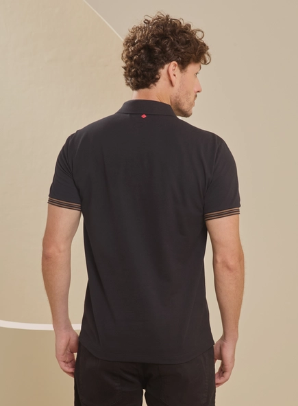 Polo Masculina Muscle Com Bordado