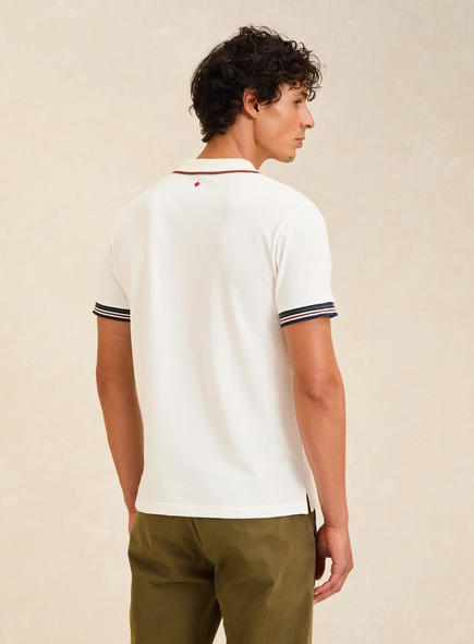 Polo Muscle Masculina Friso Contrastante