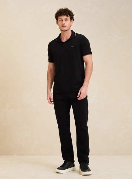 Polo Masculina Muscle Piquet Gola Cubana