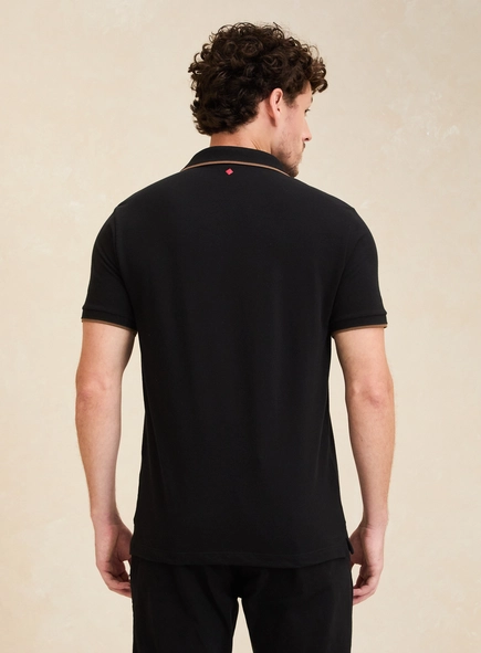 Polo Masculina Muscle Piquet Gola Cubana