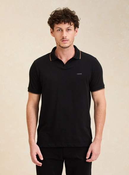 Polo Masculina Muscle Piquet Gola Cubana