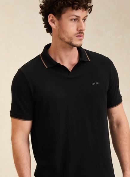 Polo Masculina Muscle Piquet Gola Cubana