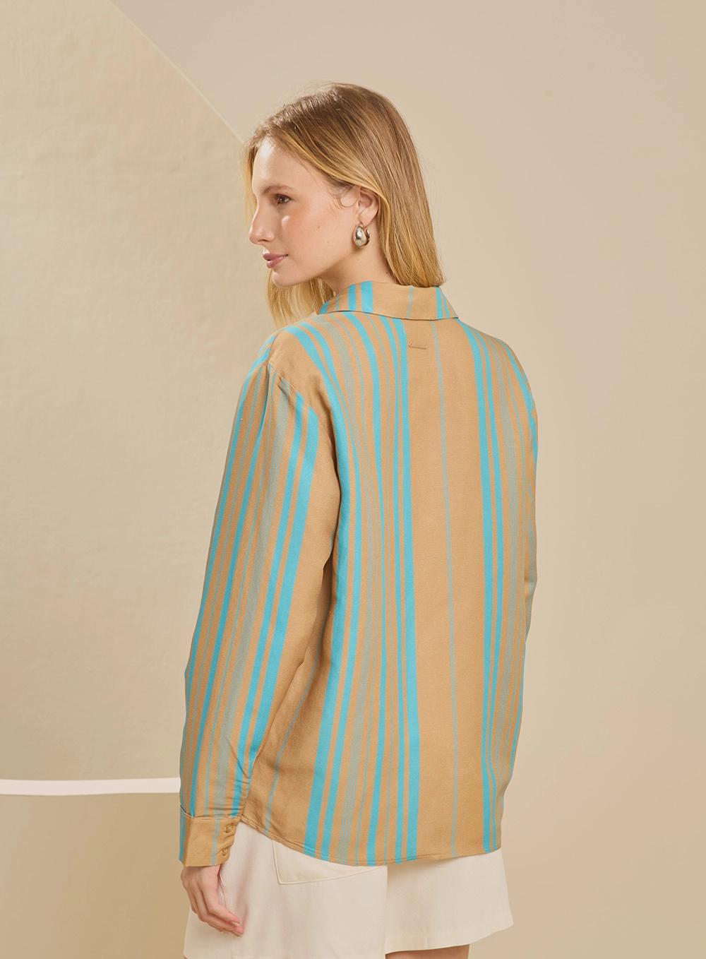 Camisa Feminina Ampla Estampada Estampados 2