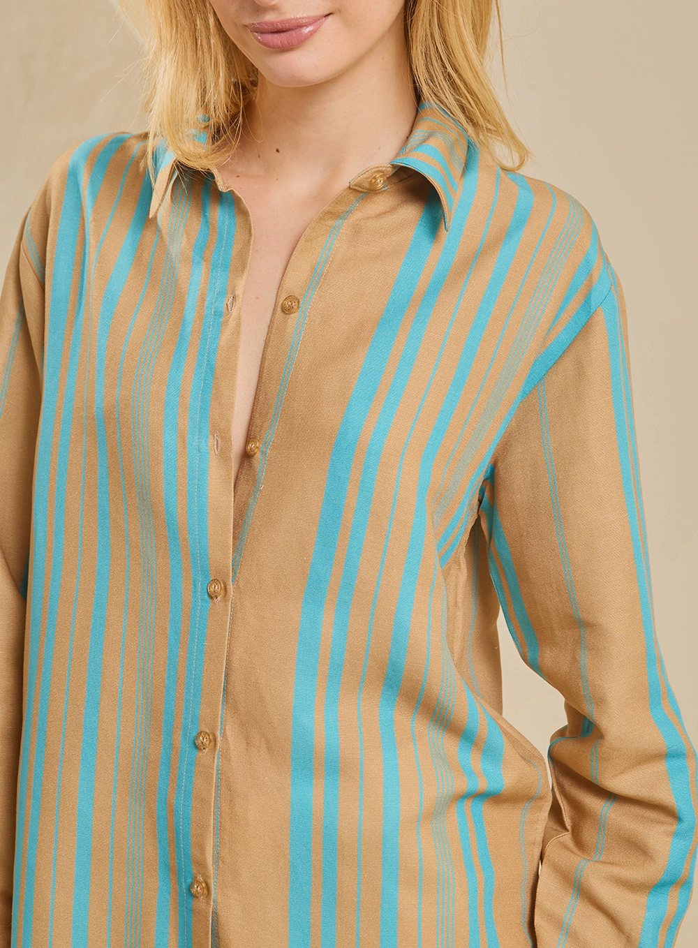 Camisa Feminina Ampla Estampada Estampados 3