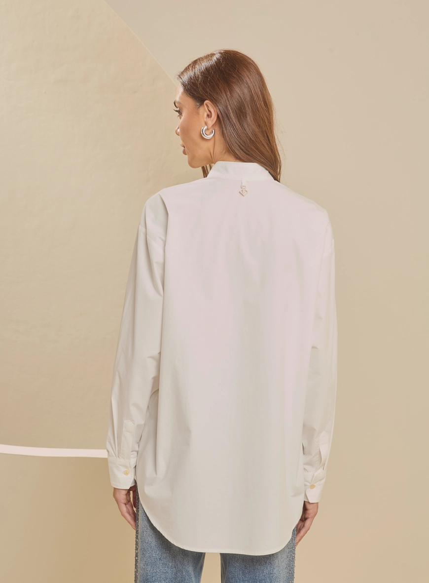 Camisa Feminina Alongada Off Shell 2