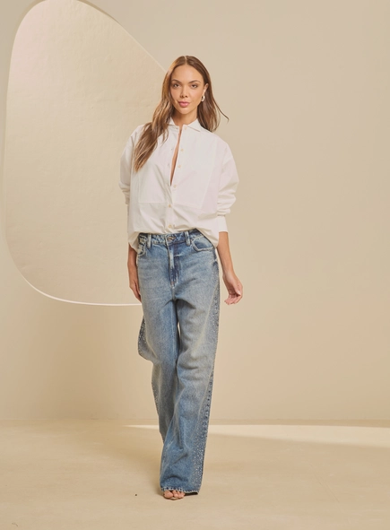 Camisa Feminina Alongada