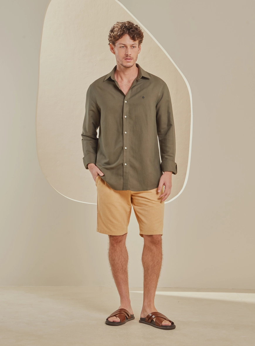 Camisa Masculina Relax Manga Longa Off Shell 5