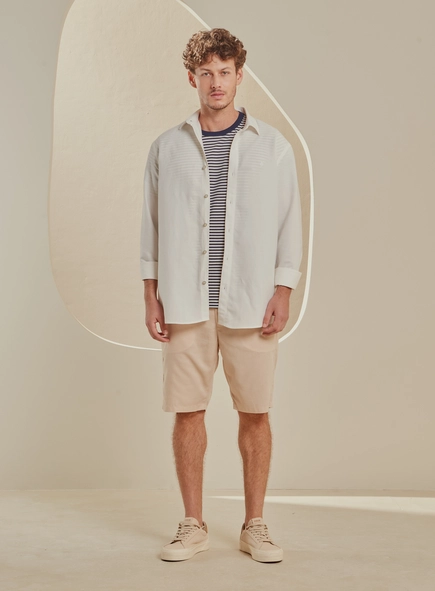 Camisa Masculina Relax Manga Longa