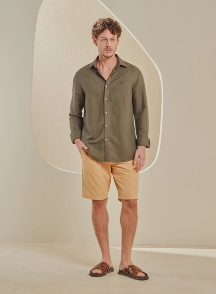 Camisa Masculina Relax Manga Longa