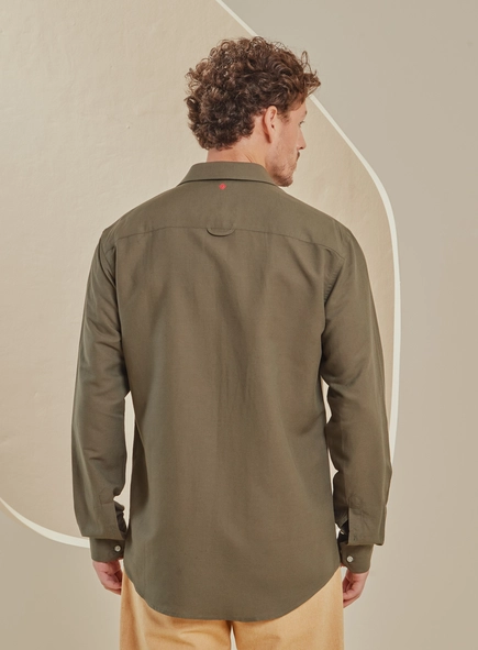 Camisa Masculina Relax Manga Longa