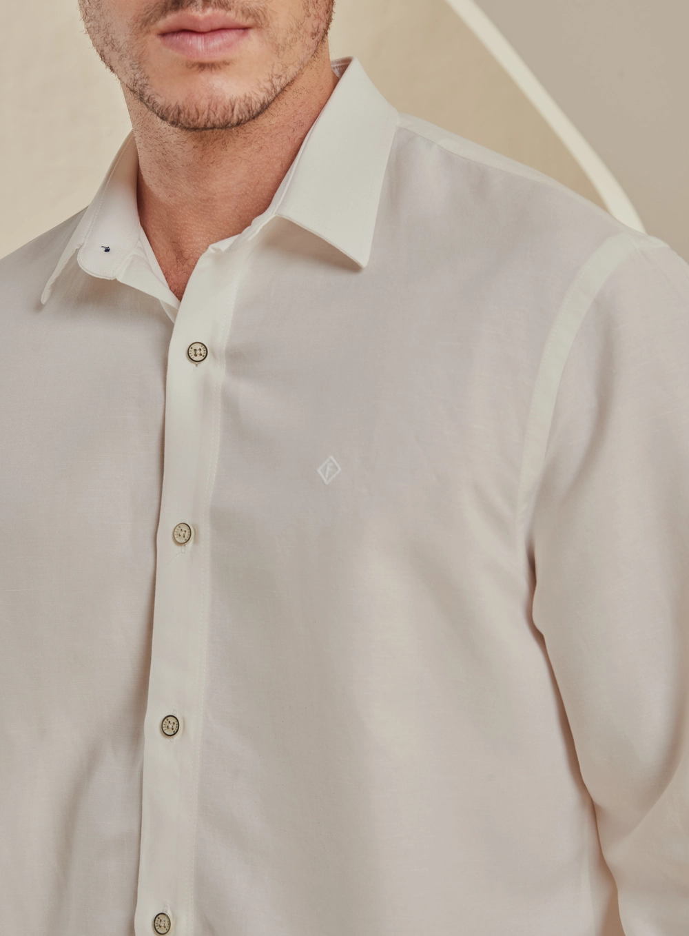 Camisa Masculina Relax Manga Longa Off Shell 4