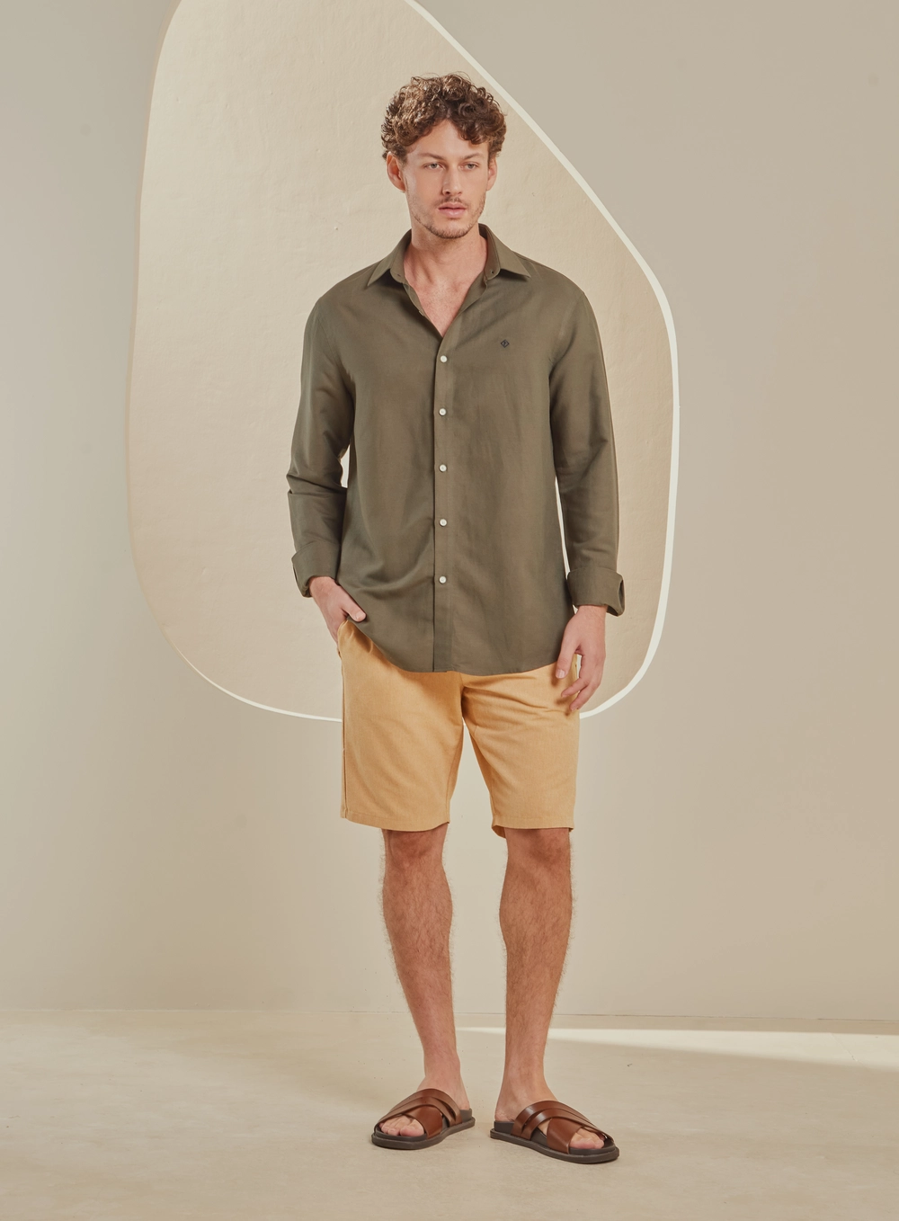 Camisa Masculina Relax Manga Longa Off Shell 5