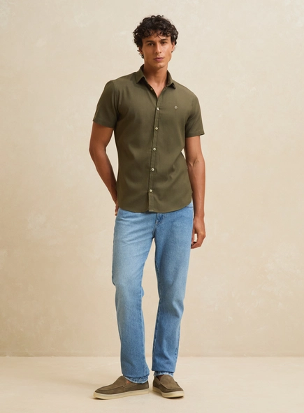 Camisa Masculina St Barths Manga Curta