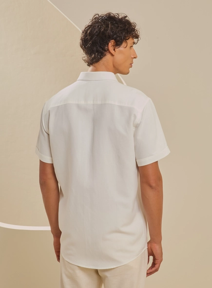 Camisa Masculina Relax Manga Curta