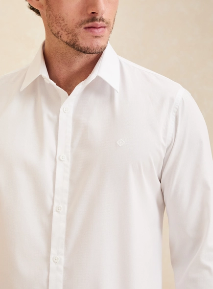 Camisa Masculina Slim Manga Longa