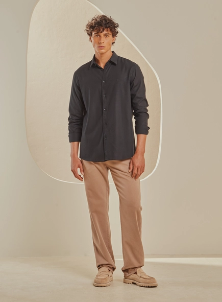 Camisa Masculina Relax Manga Longa