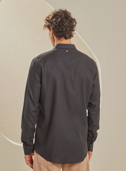 Camisa Masculina Relax Manga Longa