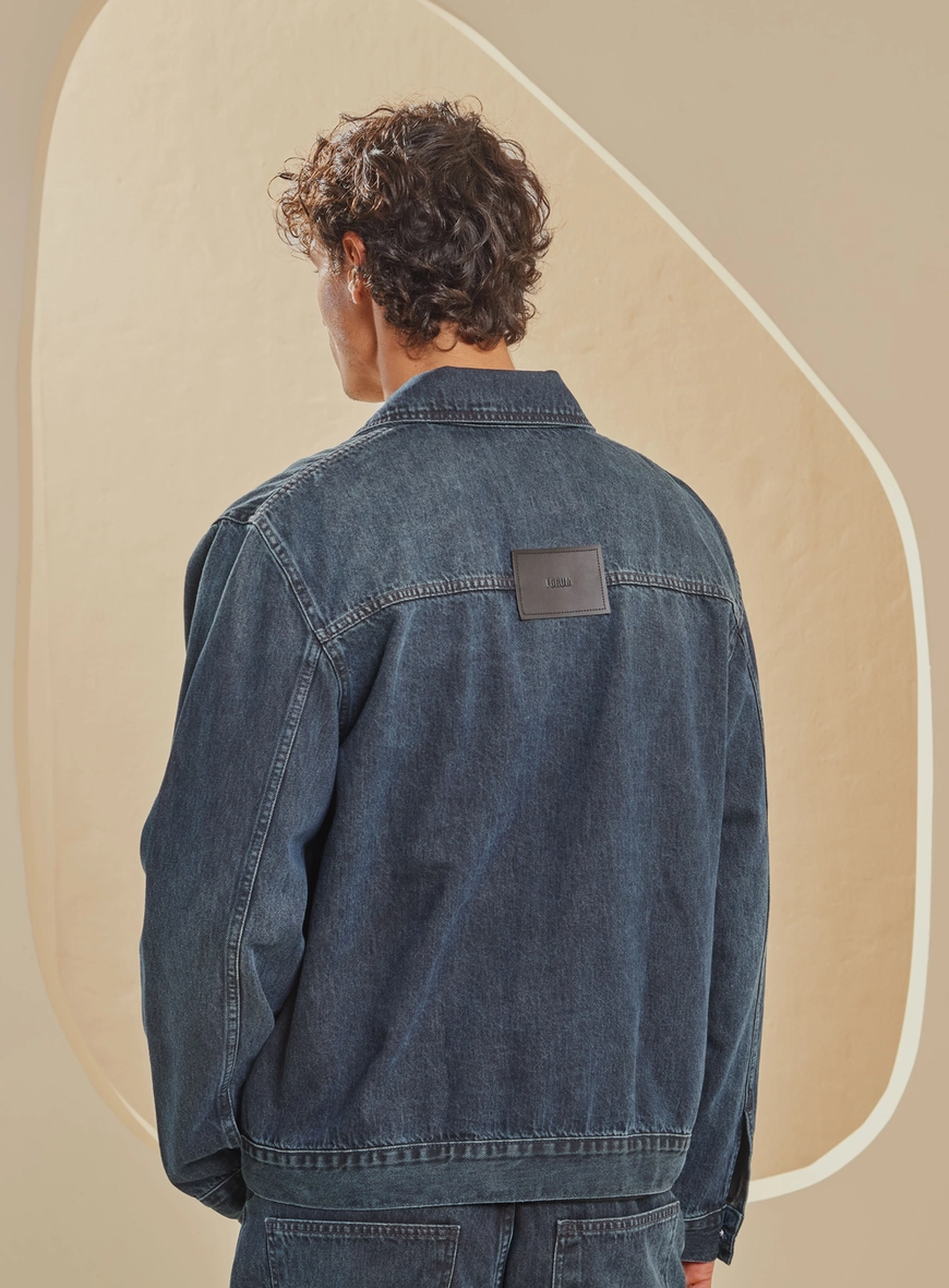 Jaqueta Jeans Masculina Over Índigo 2