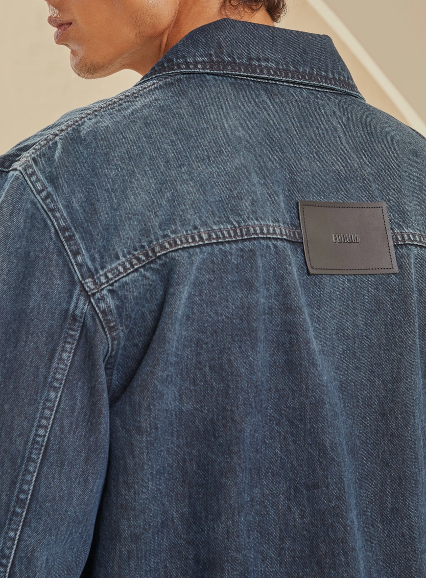 Jaqueta Jeans Masculina Over Índigo 4
