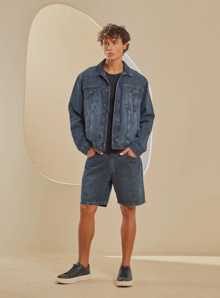 Jaqueta Jeans Masculina Over