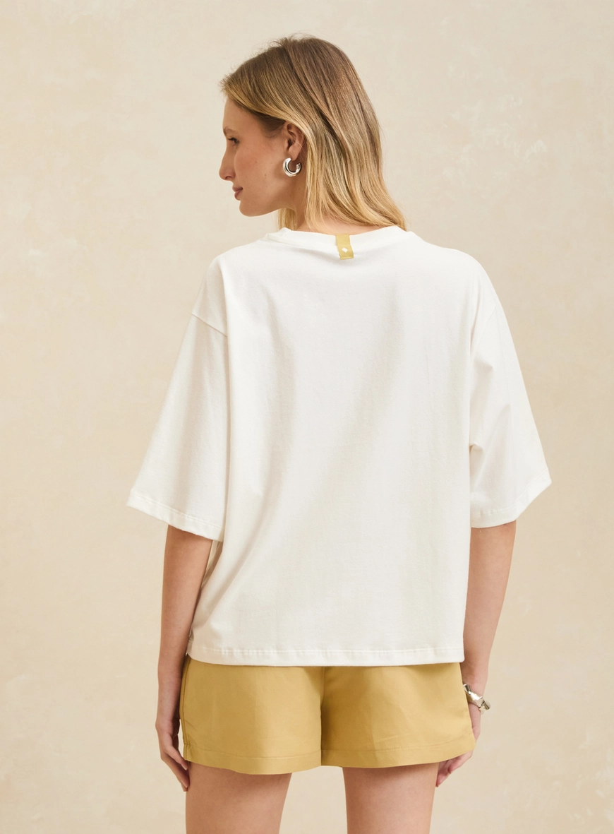 Camiseta Feminina Básica - Maré Solar Off Shell 2