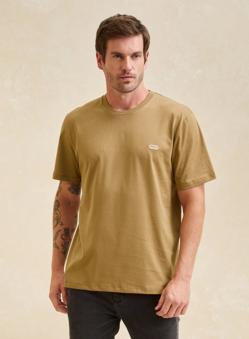 Camiseta Masculina New Box Marrom