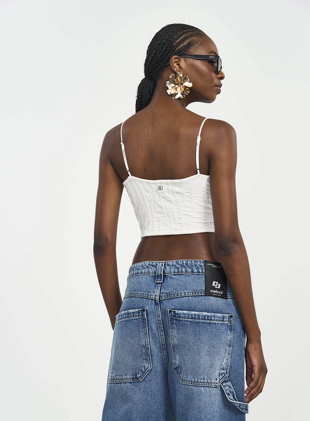 Top Slim Estilo Corset Off Shell
