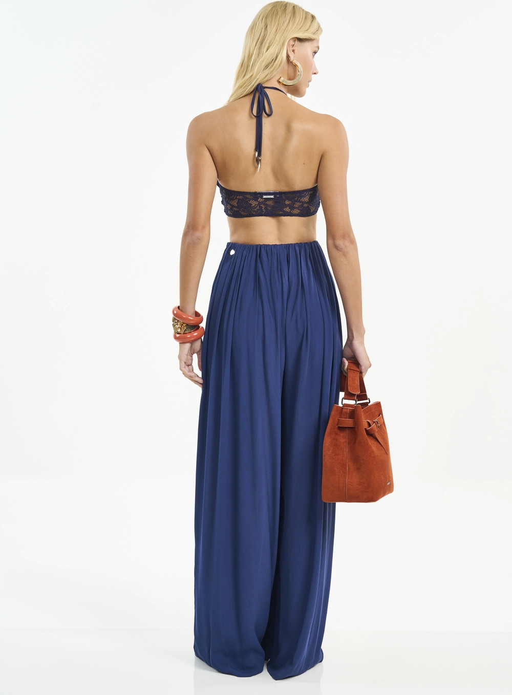 Top Renda Azul