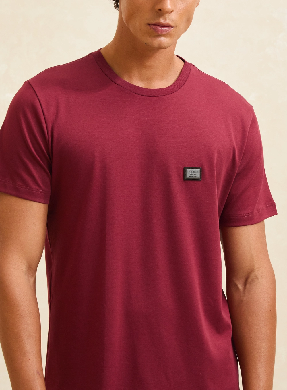 Camiseta Masculina New Slim Vermelho 4