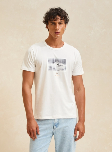 Camiseta Masculina New Slim Com Estampa