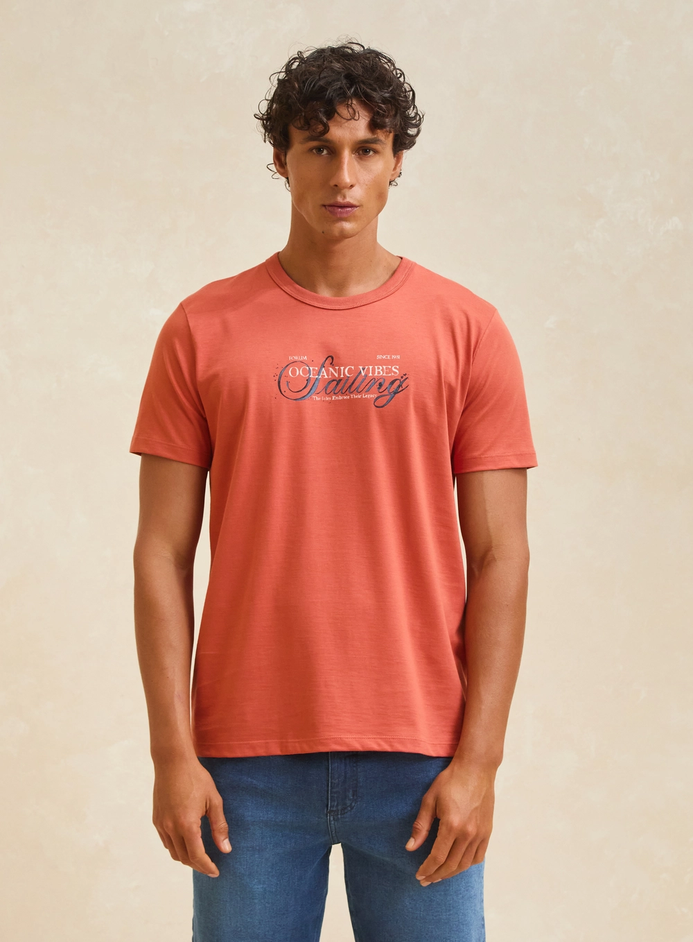 Camiseta Masculina New Box Laranja 3