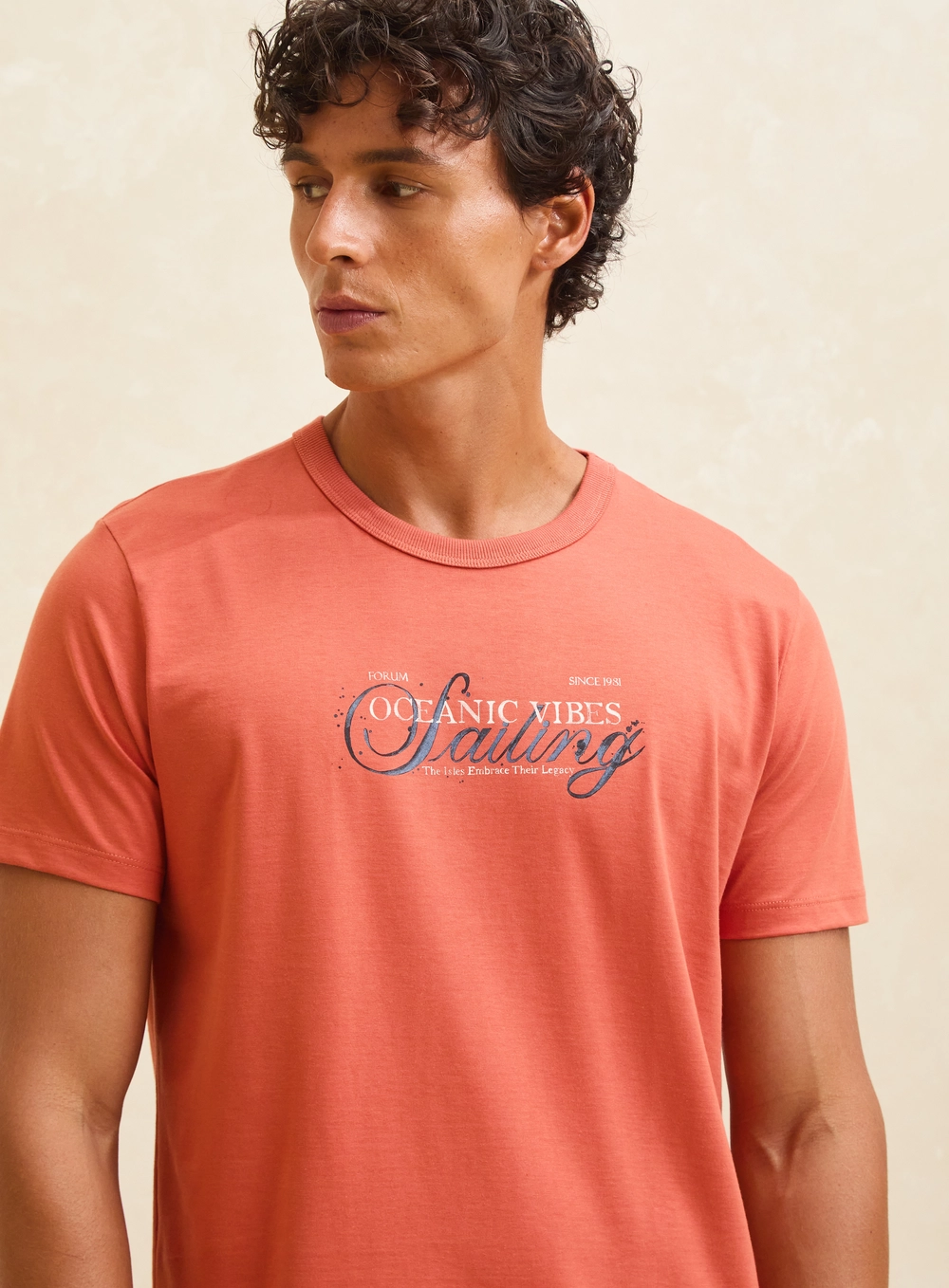 Camiseta Masculina New Box Laranja 4