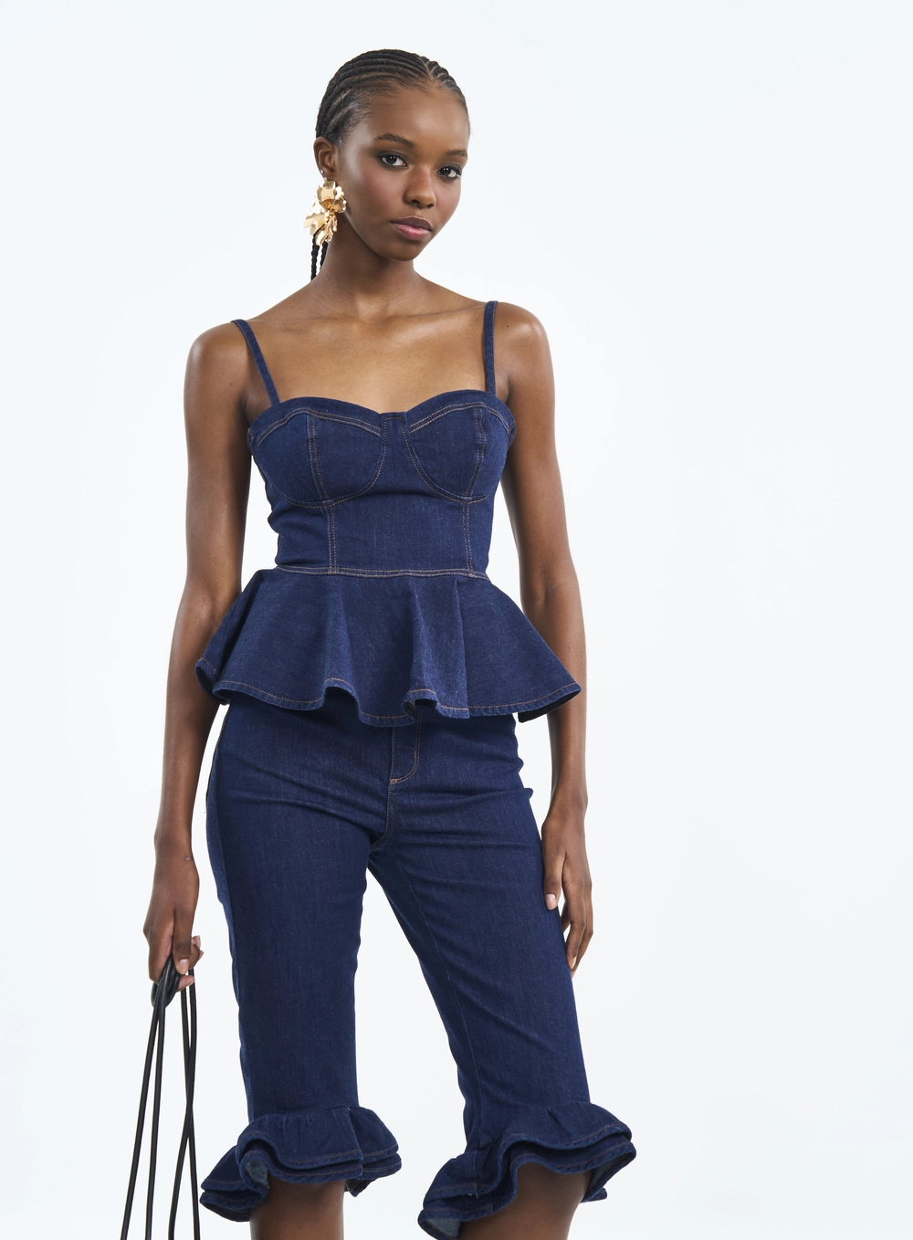 Top Jeans Índigo
