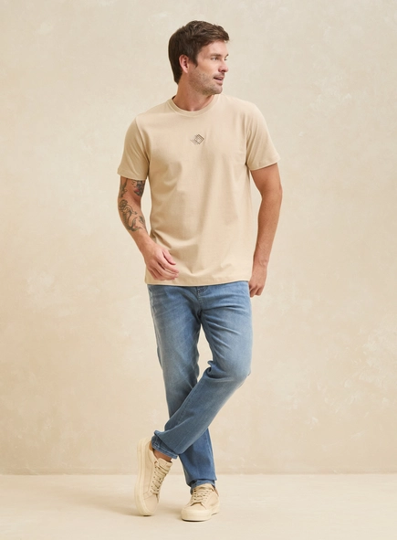 Camiseta Masculina New Slim Com Estampa