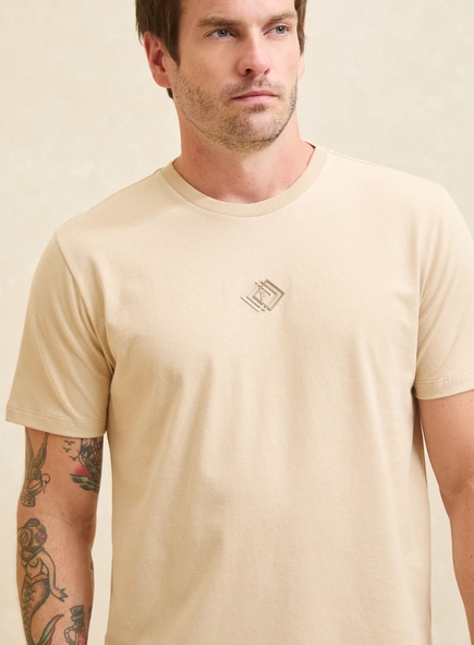 Camiseta Masculina New Slim Com Estampa