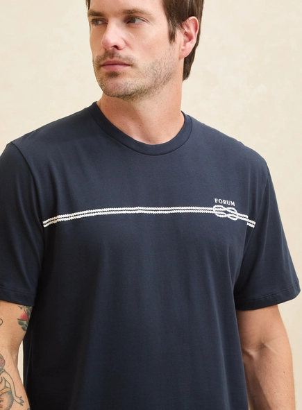 Camiseta Masculina New Box Detalhe Frontal