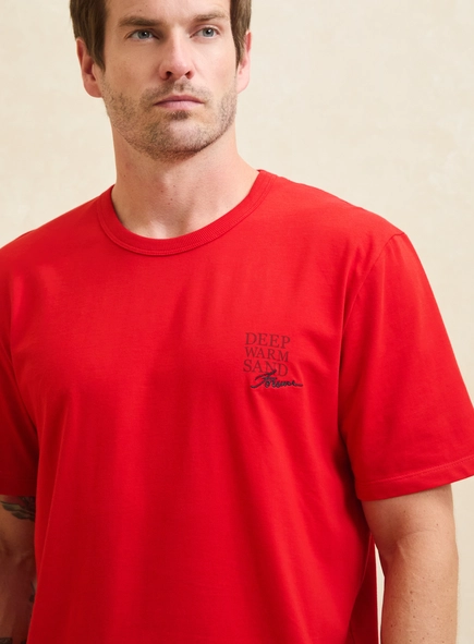 Camiseta Masculina New Box Com Bordado