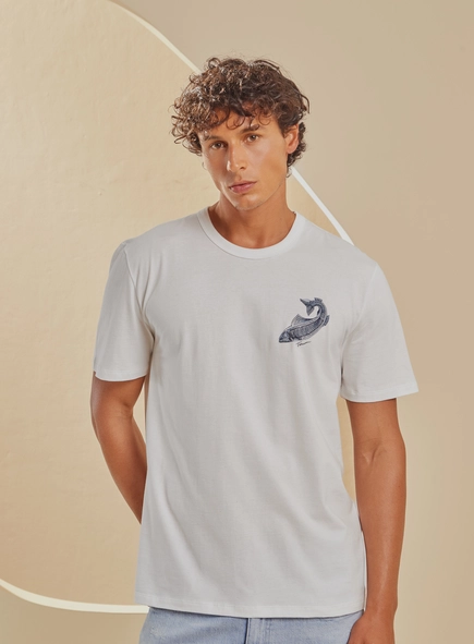 Camiseta Masculina New Box Com Bordado